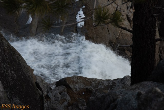 Yosemite falls from the top